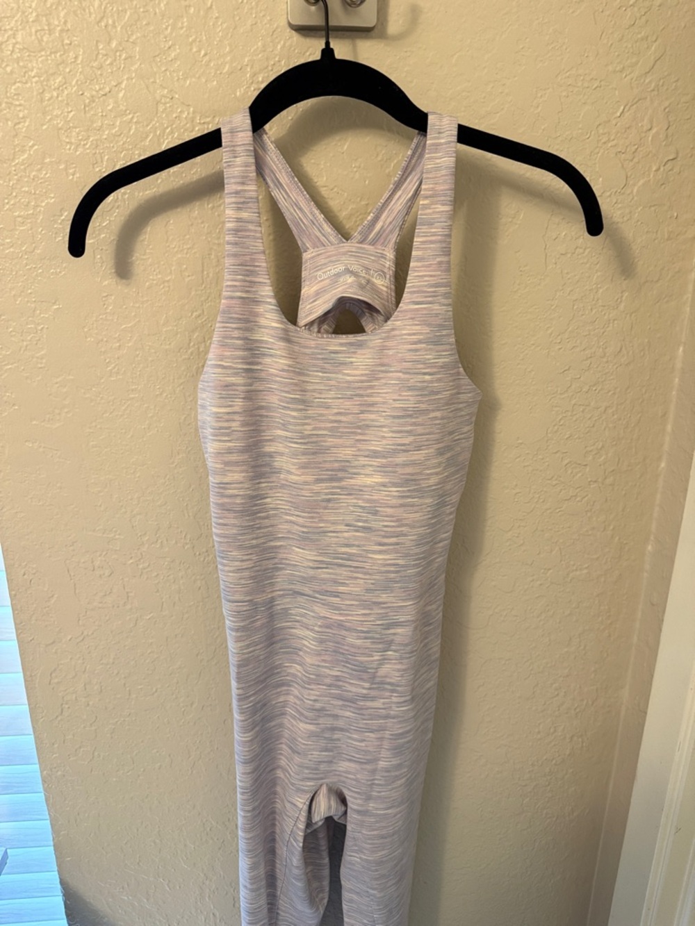 Outdoor Voices Unitard Light Lavender Multi